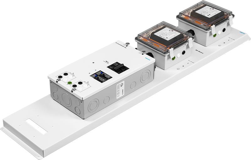 Labvolt Series By Festo Didactic Kwh Meters With Ac Circuit Breaker