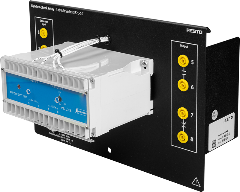 LabVolt Series By Festo Didactic Synchro Check Relay 3820 10