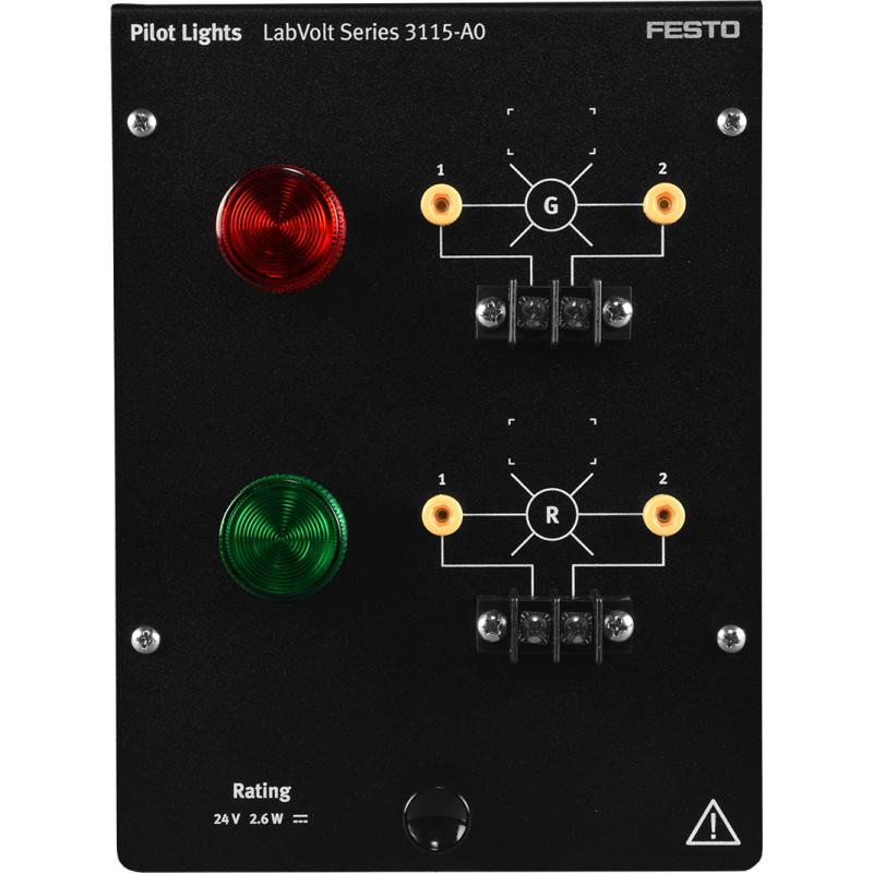 LabVolt Series by Festo Didactic Pilot Lights 24 V dc (3115AX)